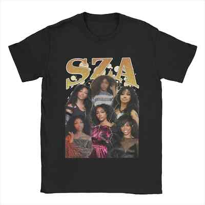 #ad SZA Bling T Shirts Men Awesome Cotton Tee Shirt O Neck Short Sleeve T Shirt $17.99