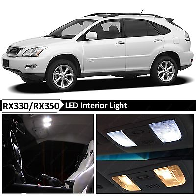 #ad 22x Bulbs White Interior LED Lights Package Kit Fits 2004 2009 Lexus RX330 RX350 $16.89