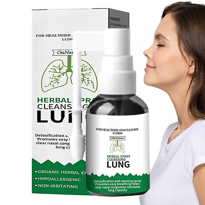 #ad 1 5Pcs Lung Detox Herbal Cleansing Spray for Lung ResiduumClear Nasal Congestion $12.76