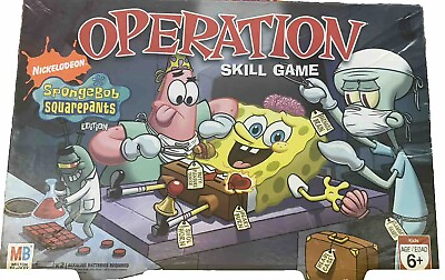 #ad 2007 SpongeBob Squarepants OPERATION Game Nickelodeon $12.21