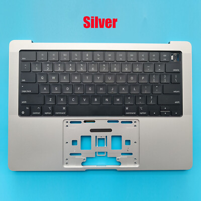 #ad New Top case Palmrest Keyboard Silver For MacBook Pro 2021 14quot; A2442 $168.88