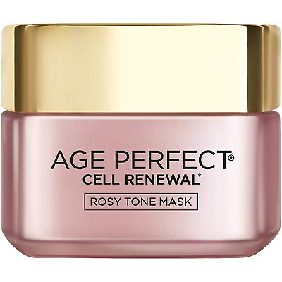 #ad L#x27;Oreal Paris Skincare Age Perfect Rosy Tone Face Mask Radiant Skin 1.7lf oz $8.95