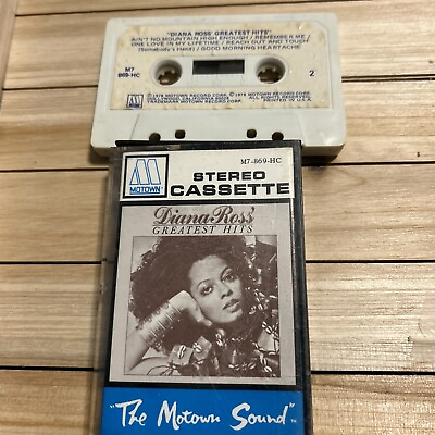 #ad Diana Ross All the Greatest Hits The Motown Sound Cassette 1981 Motown $2.80