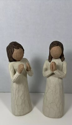 #ad Willow Tree Sisters by Heart Figurines by Susan Lordi 2000 $50.00