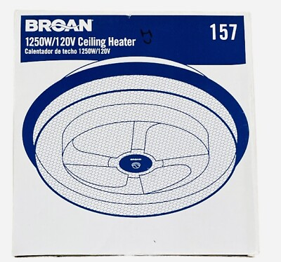 #ad Broan 157 1250W Electric Radiant Ceiling Heater Surface Mount Heater $113.00