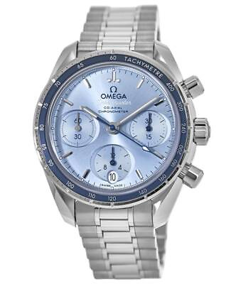 #ad New Omega Speedmaster Ice Blue Dial Unisex Watch 324.30.38.50.03.001 $4431.45