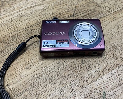#ad Nikon Coolpix S220 Plum Digital Camera battery Tested $64.99