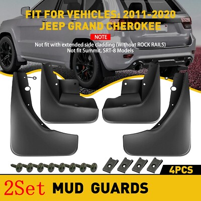#ad Mud Flaps Splash for Guards Grand Jeep Cherokee WK2 45252 Front amp; Rear 2Set $75.99