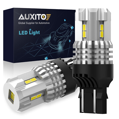 #ad 7443 Turn Signal Light Reverse LED White Bulb For Honda Accord Civic AUXITO $12.99