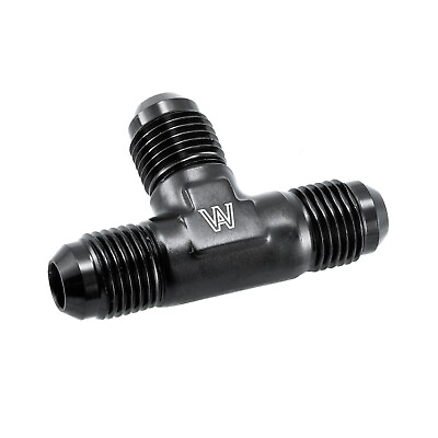 #ad 6 6 6 AN Male Flare 6 6 6 T Junction Adapter Fitting 6AN Aluminum Black $9.99