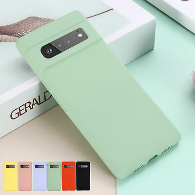 #ad For Google Pixel 7A 6A 7 Pro Ultra Candy Color Thin Fit Soft Silicone Case Cover $11.49