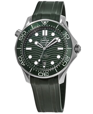 #ad New Omega Seamaster Diver 300M Green Dial Men#x27;s Watch 210.32.42.20.10.001 $4431.45