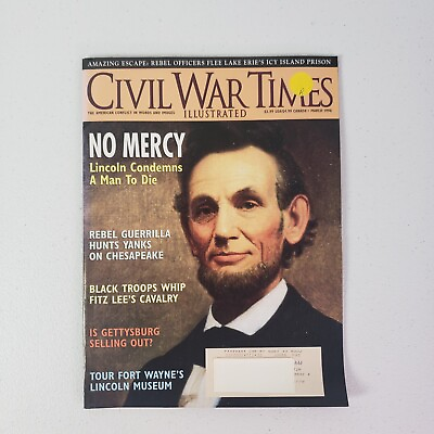 #ad Civil War Times March 1998 No Mercy Lincoln Black Troops Whip Fitz Lee#x27;s Calvary $5.59