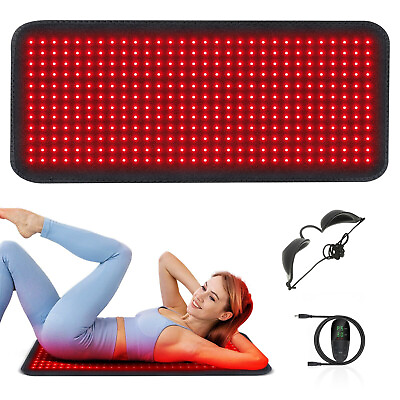 #ad Red Infrared Light Therapy Pad LED Full Body Device Muscle Pain Relief Mat Kit $119.59