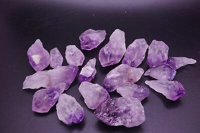 #ad Amethyst Points 1 4 Lb Natural Dark Purple Crystal Points Gemstone Specimens $9.71