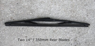 #ad TWO 14quot; Rear Windshield Wiper Blades Fit Cherokee 14 22 Pacifica 17 22 amp; More $13.77