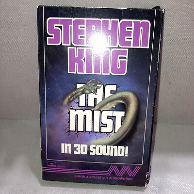 #ad Audio book Stephen King The Mist in 3D Sound cassette tape 1984 Simon Schuster $9.99