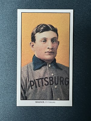 #ad *1995 REPRINT* 1909 T206 HONUS WAGNER ROOKIE TOBACCO CARD PIEDMONT CIGARETTES AD $1.65