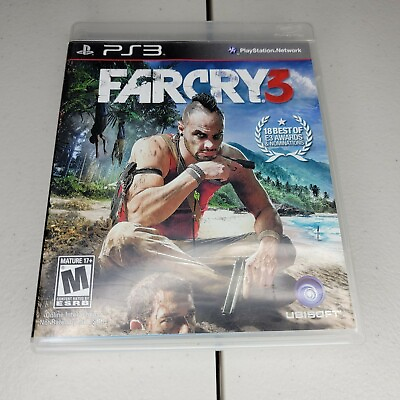 #ad PS3 Far Cry 3 Ubisoft; Sony PlayStation 3 2012 Completewith Manual. $9.99