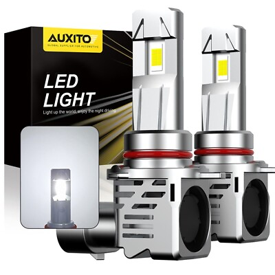 #ad CANBUS 9012 LED Headlight Bulbs Kit Hi Low Beam 6500K Super Bright High Power $35.99