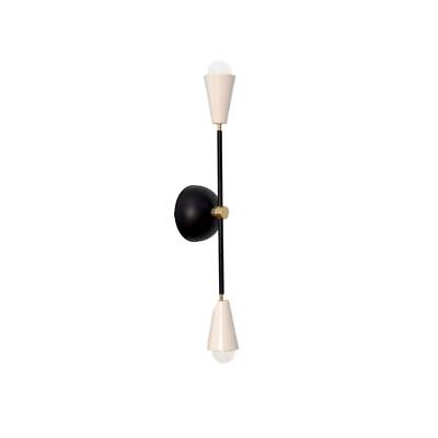 #ad 2 Light Wall Modern black Sputnik chandelier light Fixture $79.00