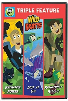 #ad Wild Kratts: Triple Feature New DVD $13.68
