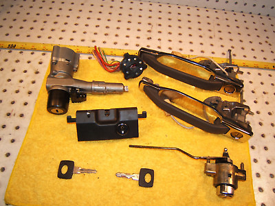 #ad Mercedes Late W126 560SEL 1989 ignitionconsoledoorstrunk Locks 1 Set amp; 2 Keys $618.00