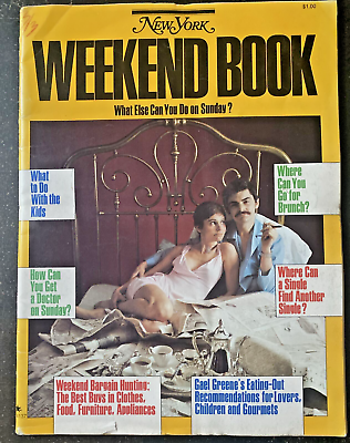 #ad New York magazine Special Stand Alone Issue The Weekend Book RARE 1973 $34.99