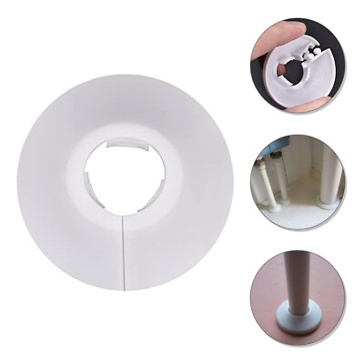 #ad 12 Pcs Flexible Water Hose Hole Cover Decoration Decorate Wall Holes Round $10.78
