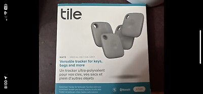 #ad GENUINE Tile Mate Grey Special Edition Bluetooth Tracker 4 Pack Built in Battery $44.99