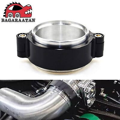 #ad 3 inch 76mm Aluminum HD Clamp V Band Flange for Intake Throttle Intercooler Pipe $17.49