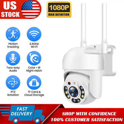 YCC365plus 1080P WiFi Security Camera IP Outdoor Waterproof Monitor Night Vision $28.51