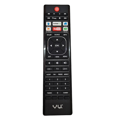 #ad New Original AN5304 P02 For VU LCD LED TV Remote Control With YouTube Hotstar $9.85