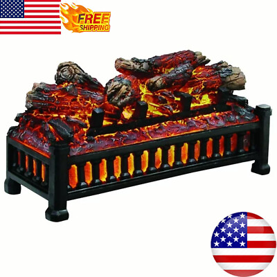 #ad Fireplace Accessories Electric Log Insert Unit W Realistic Ember Bed Outdoor US $65.55