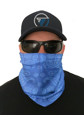 #ad Paisley Bandana Face Mask Fishing Shield Scarf Neck Gaiter Sun Headwear Tube $3.99