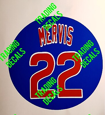 #ad 2023 Matt Mervis Chicago Cubs VINYL DECAL STICKER Debut Single Rookie RC $2.99