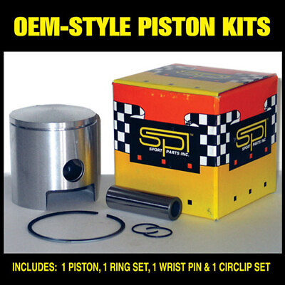 #ad SPI Piston Kits For Yamaha PR440 1976 1977 68.50MM Big Bore $48.85