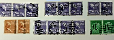 #ad US USED STAMPS STRIPS COILS B 62 $0.99