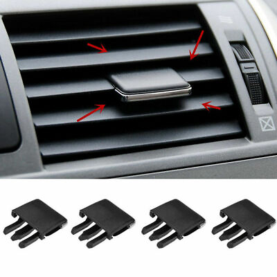 #ad 4 x Car Air Conditioning Vent Louvre Blade Slice Clips Black For Toyota Corolla $5.90