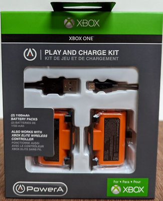 #ad XBOX ONE Play amp; Charge Kit For Xbox One 2 Battery Packs by Power A $17.99