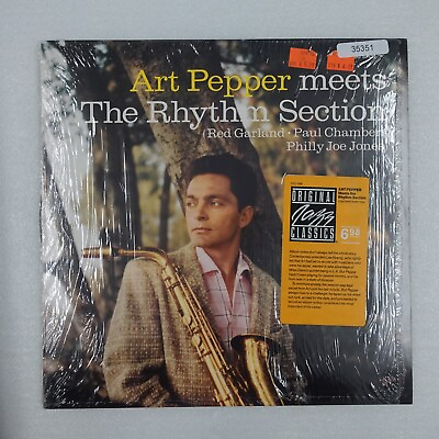 #ad Art Pepper Meets The Rhythm Section w Shrink LP Vinyl Record Album $149.77