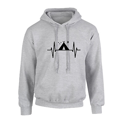 #ad Heartbeat TENT Hoodie Mens Womens Camping Offensive Comedy Funny Joke Fun GBP 29.95