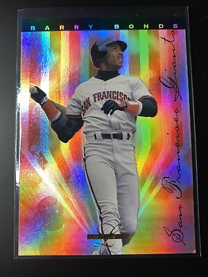 #ad PRISM FOIL 1995 Leaf Limited Barry Bonds #11 Foil Baseball Card BEAUTY $7.25