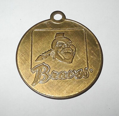 #ad 1978 Baseball Atlanta Braves Souvenir Stadium Pin Medal Token Coin Dale Murphy $22.46