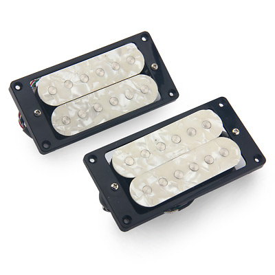 #ad Ivory Pearloid Electric Guitar Humbucker Double Coil Neck and Bridge Pickup $26.99