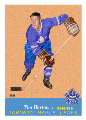 #ad LJACards 1957 58 Hockey Trading Card ACEO $4.89