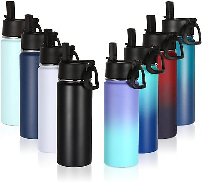 #ad 18oz Insulated Water Bottle Bulk 8 PackKids Stainless Steel Water Bottles $49.49