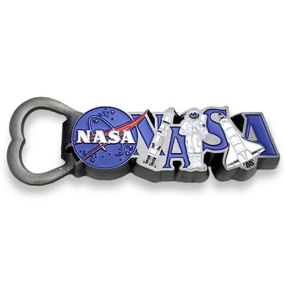 #ad NASA Fridge Refrigerator Magnet Bottle Beer Opener Travel Souvenir Space Shuttle $9.99