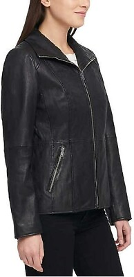 #ad New Marc New York Andrew Marc Black Leather Jacket Size XXL D500 $65.99