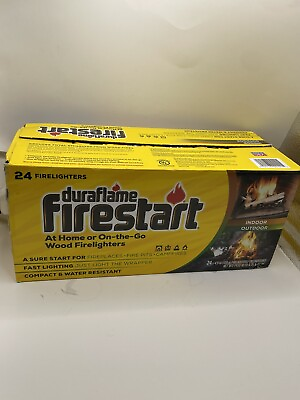 #ad Duraflame Firestart Indoor Outdoor Firelighters 24 Pack Made In USA $31.74